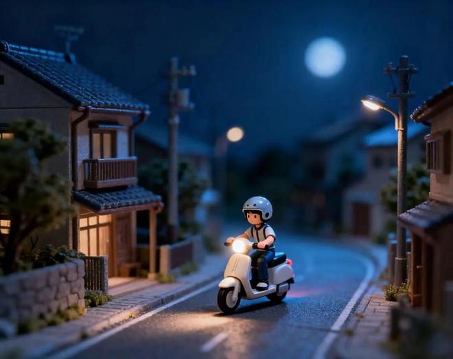 @摩托车、电动车驾驶员夜间骑行请正确使用